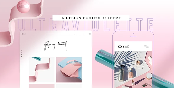 UltraViolette – Design Portfolio WordPress Theme